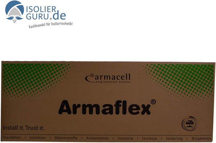 Original Armaflex XG selbstklebend 9/13/19/25/32mm/Deutsches Produkt (19mm/6m², 19 mm, 6 m², schwarz