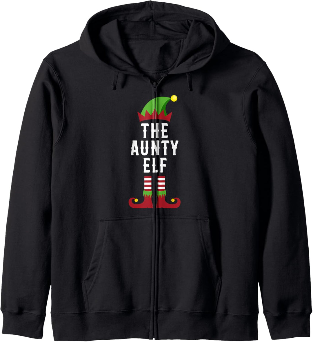 The Aunty Elf lustige Weihnachtsgeschenke für Tante Kapuzenjacke