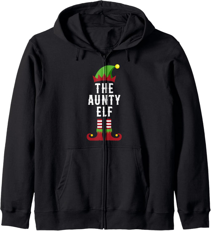 The Aunty Elf lustige Weihnachtsgeschenke für Tante Kapuzenjacke