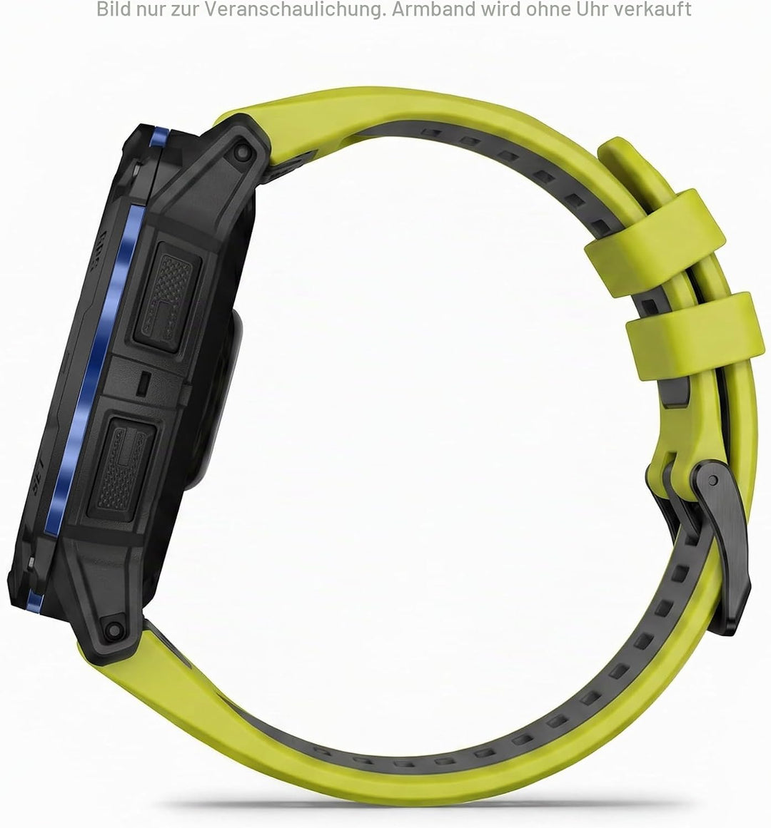 Garmin Unisex – Erwachsene QUICKFIT-Armband, Electric Lime/Graphit, 26mm