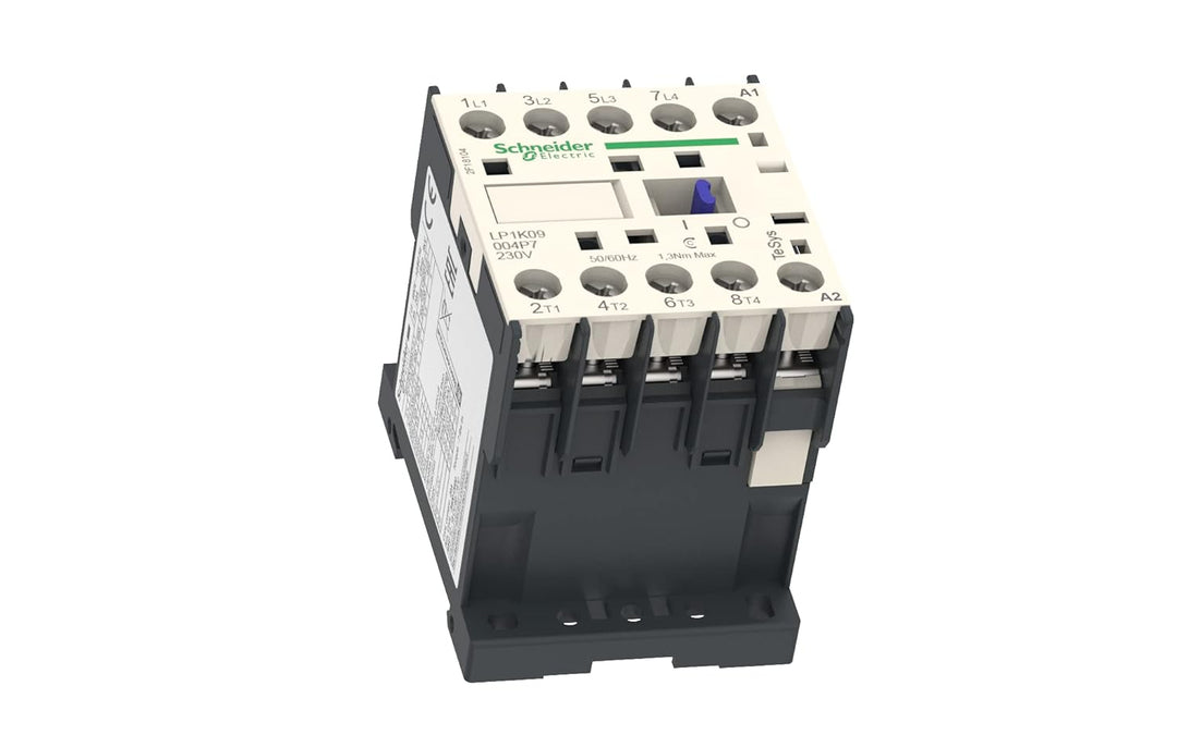 Schneider Electric - Leistungsschütz LC1K 4p, Spule 230 V AC, LC1K09004P7 20 A 8 kV Spule 230 V AC,