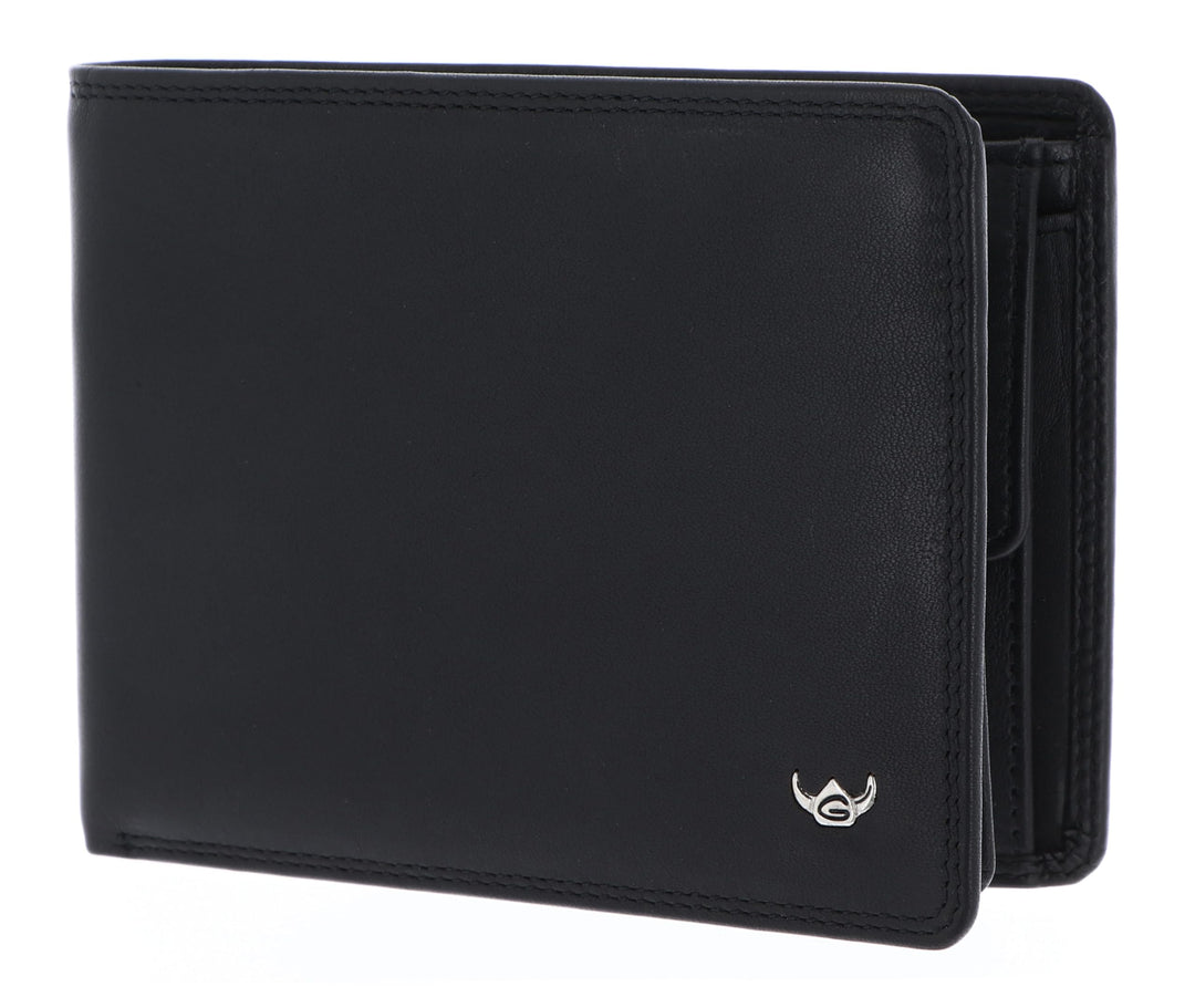 Golden Head Polo RFID Protect Scheintasche 12 cm schwarz, Schwarz