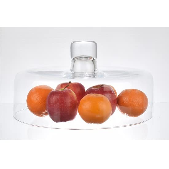 EMH Handgefertigte Glasabdeckung Glocke Höhe 17 cm x 31 cm