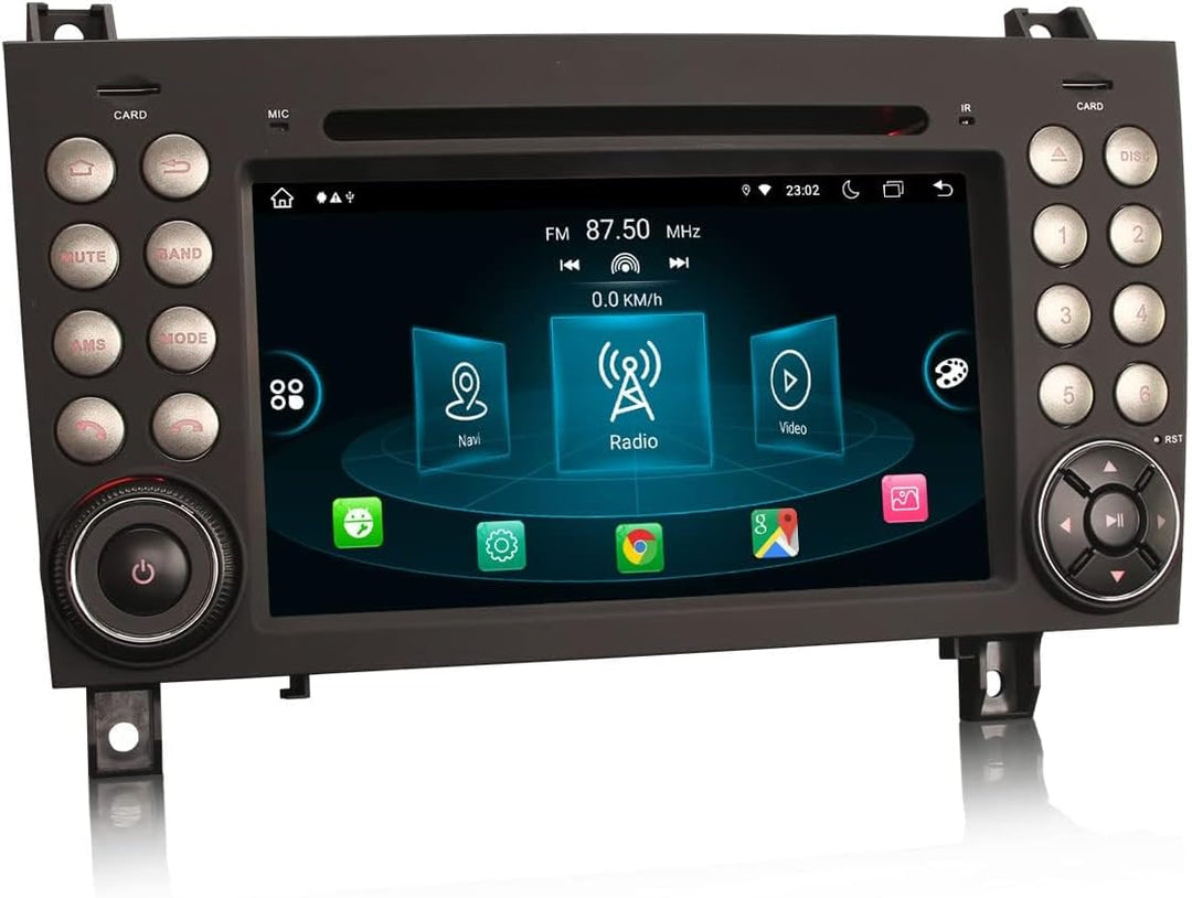 ERISIN 8-Kern 4GB RAM 64GB ROM Android 11.0 Autoradio Bluetooth für Mercedes Benz SLK Klasse R171 SL