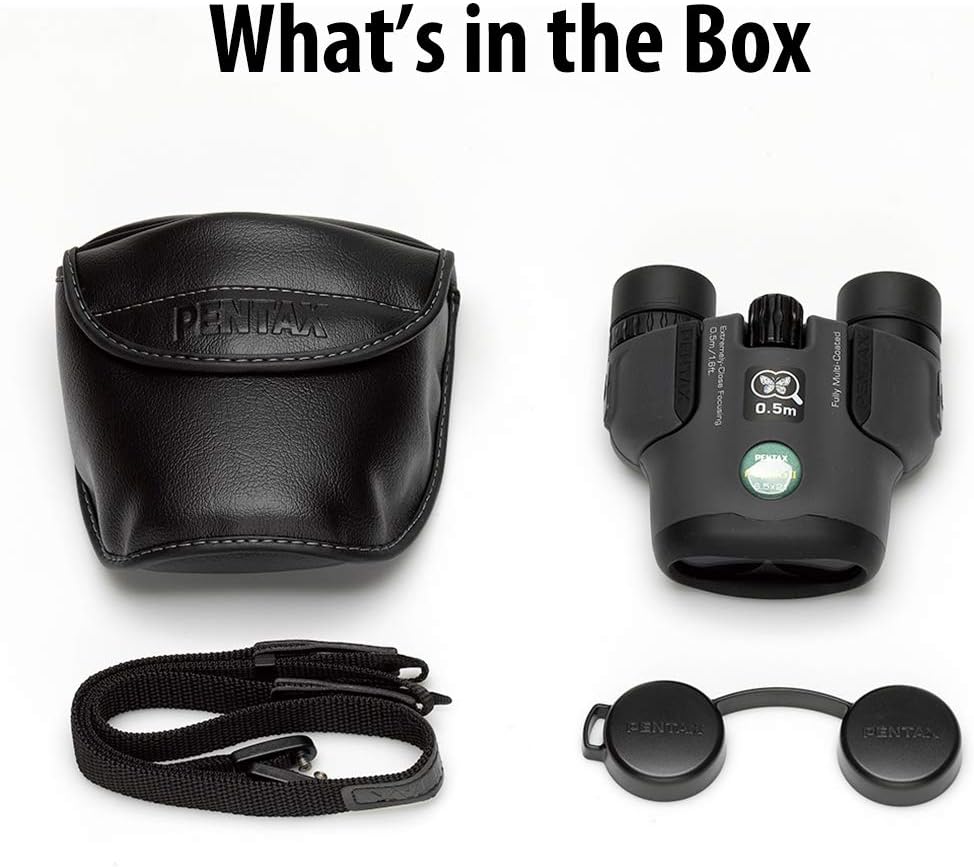 PENTAX Papilio II 6,5x21 Kompaktes Fernglas zur Vogelbeobachtung, für Reisen, Sport und Theater 50-c