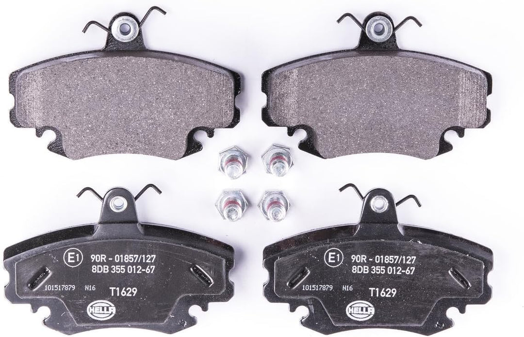 HELLA PAGID 8DB 355 012-671 Bremsbelagsatz - T1629 - Dicke/Stärke: 18.2mm - Bremssystem: Lucas - nic