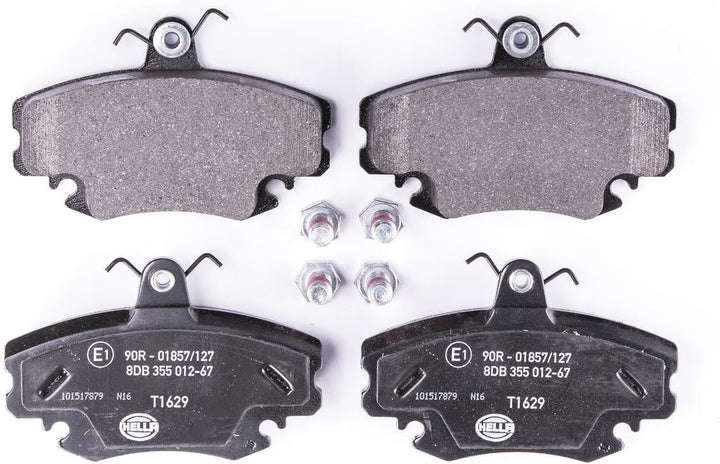HELLA PAGID 8DB 355 012-671 Bremsbelagsatz - T1629 - Dicke/Stärke: 18.2mm - Bremssystem: Lucas - nic
