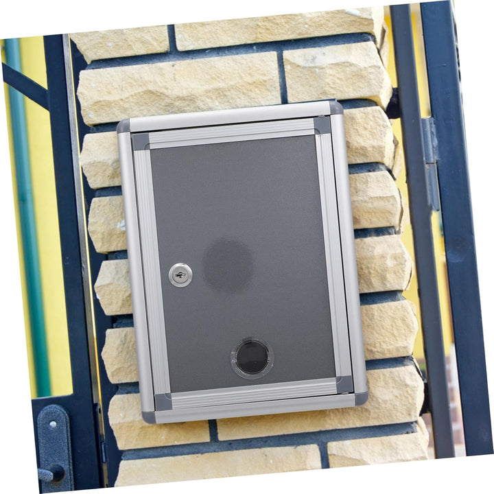 NUOBESTY Klassische Metallbox, Spendenbox Schlüssel Drop Box Karten Safe Lock Box Sichere sichere Au