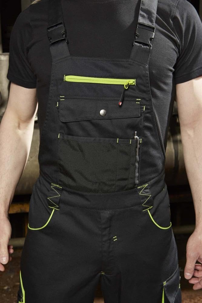 E/D/E FORTIS H-Latzhose 24, Dark grey/black, Gr. 27