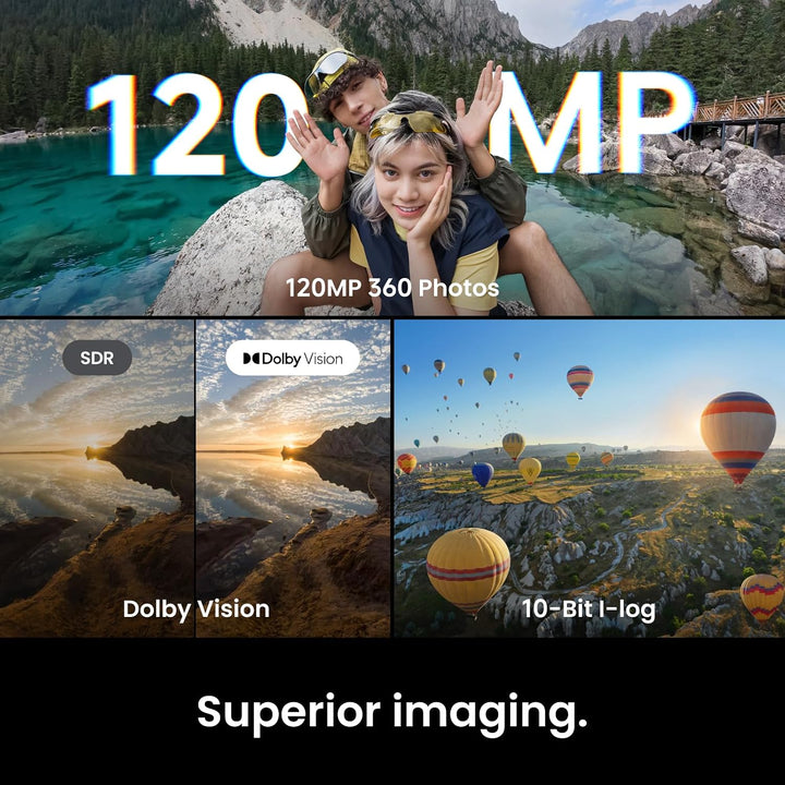 Insta360 X6 Essentials-Bundle – 8K 360 Grad Kamera mit 1/1,1"-Sensoren Polarweiss Essentials-Bundle,