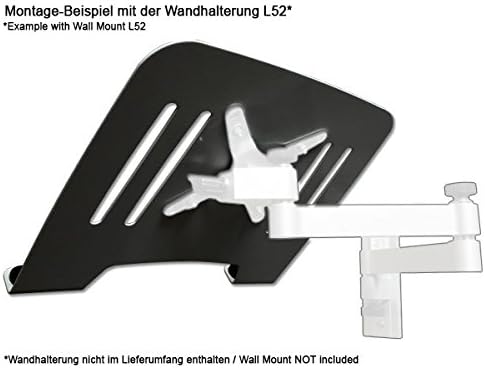 Drall Halterung Adapter Ablage für Laptop Notebook Netbook Tablet PC - Befestigung an Wandhalterung