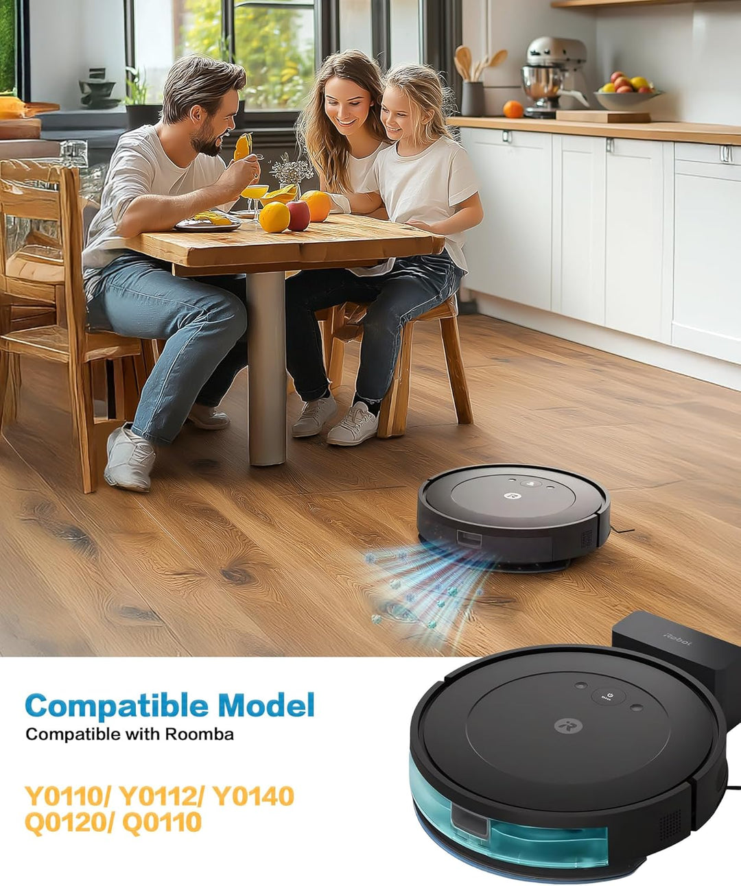 21 Stück Zubehör für iRobot Roomba Combo 2 Essential Y0140/Y0112/Y0110, für Roomba 105 Combo Ersatzt