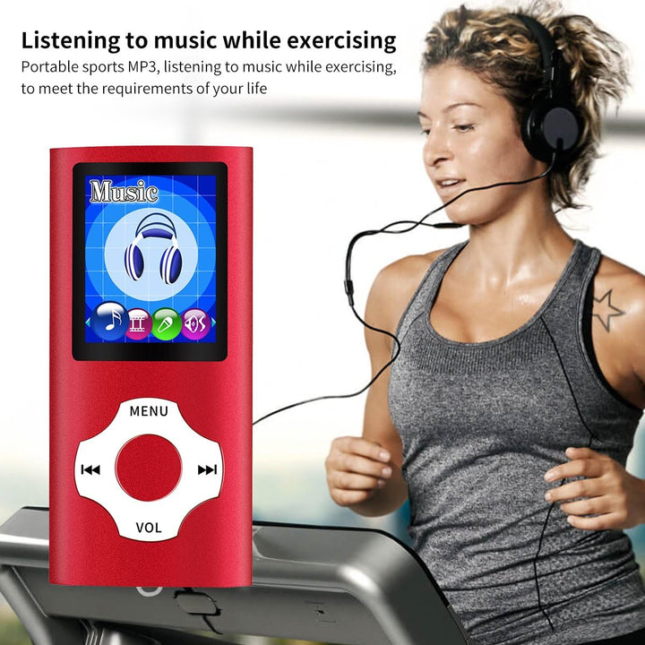 Mymahdi MP3 / MP4 beweglicher Spieler, Rot mit 1.8 Zoll LCD-Schirm und Memory Card Einbauschlitz, ma