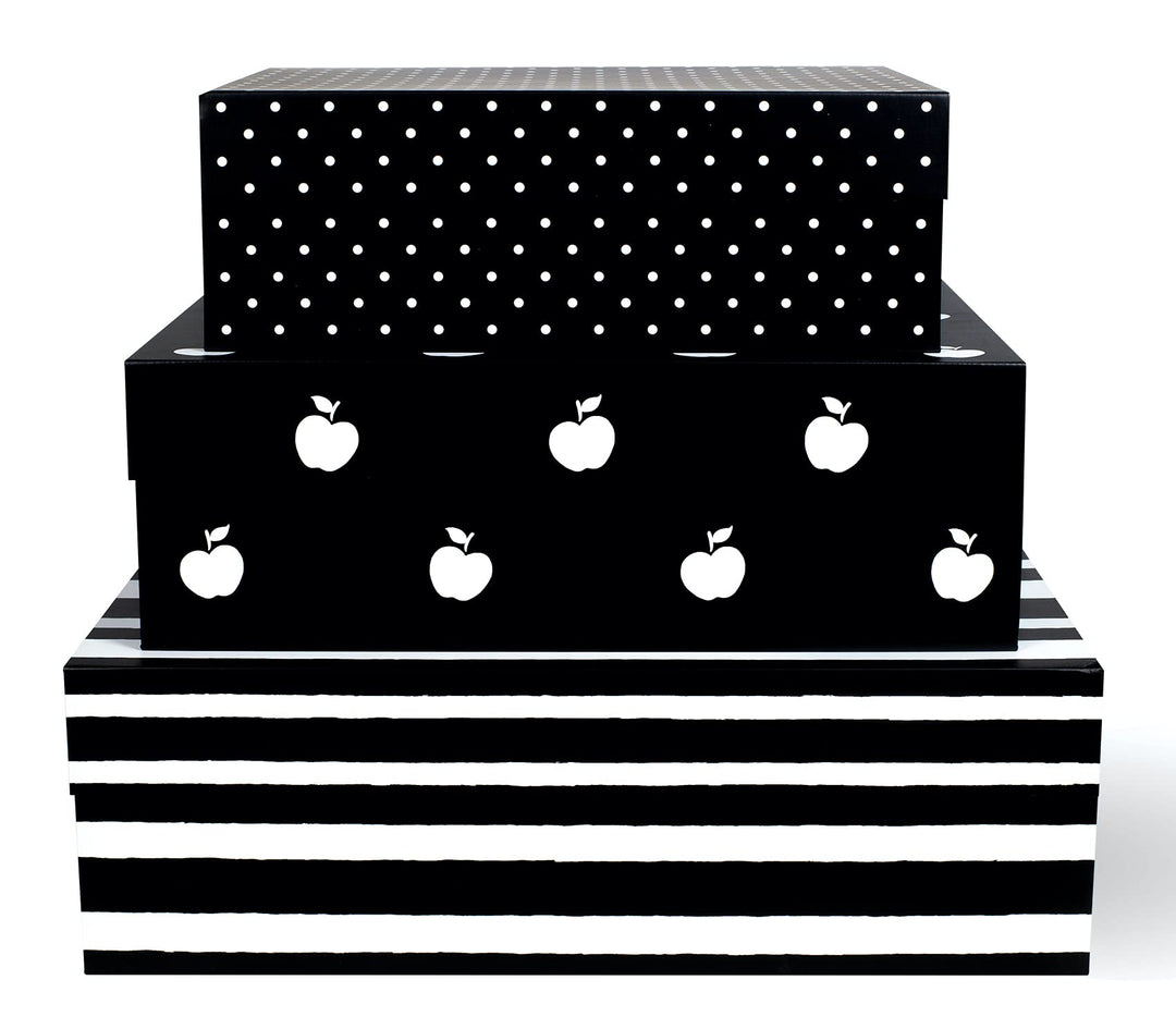 Kate Spade New York Dekorative Aufbewahrungsboxen mit Deckel, 3 Stück, stabile Organizer-Aufbewahrun