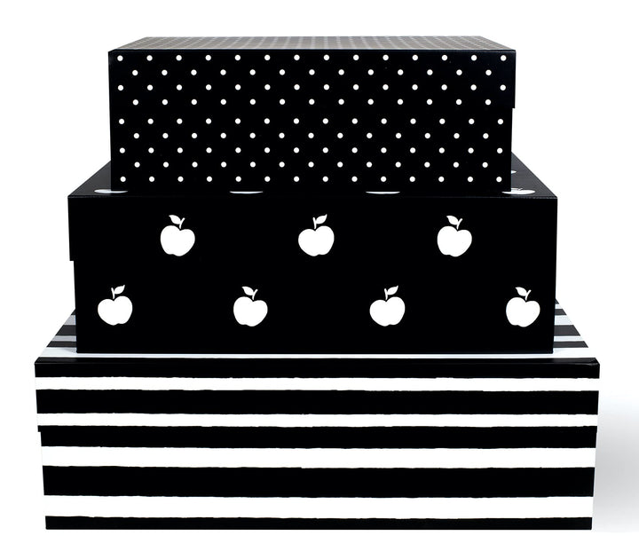 Kate Spade New York Dekorative Aufbewahrungsboxen mit Deckel, 3 Stück, stabile Organizer-Aufbewahrun