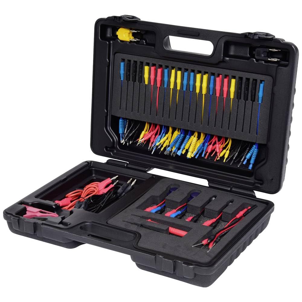 KS Tools 150.0950 12/24V Master Diagnose Prüf- und Mess-Kabel-Satz, 92-tlg.