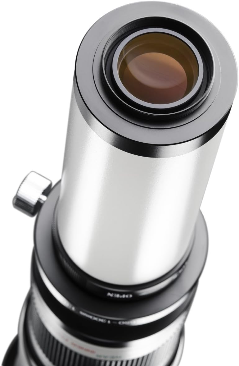 Walimex pro 650-1300mm 1:8-16 CSC Teleobjektiv für DSLR Canon EF - Manueller Fokus, Zoom-Teleobjekti