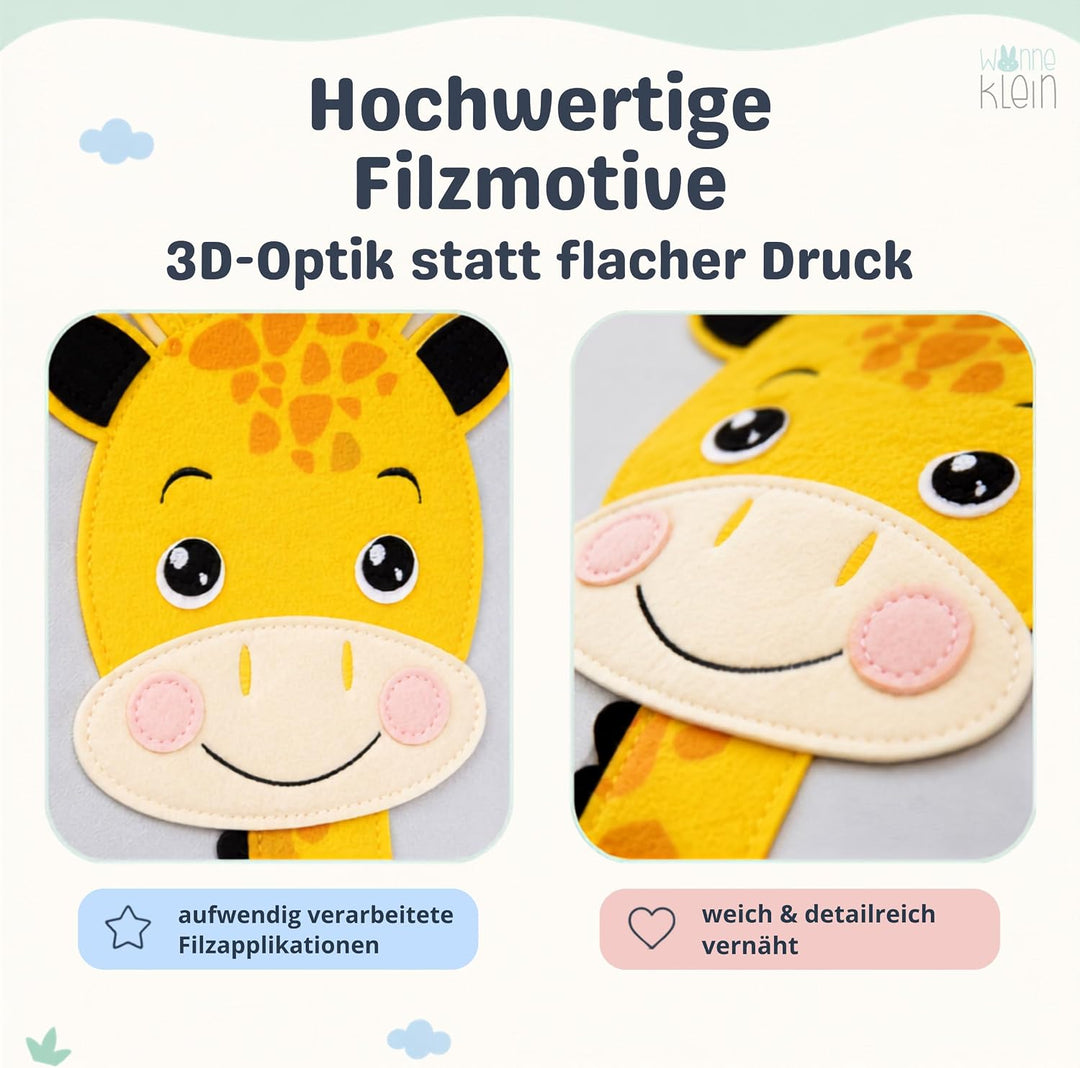wonneklein Aufbewahrungsbox Kinder für Kallax Regal I Einsatz Kinderregal I Faltbox 33x33x33 Kinderz