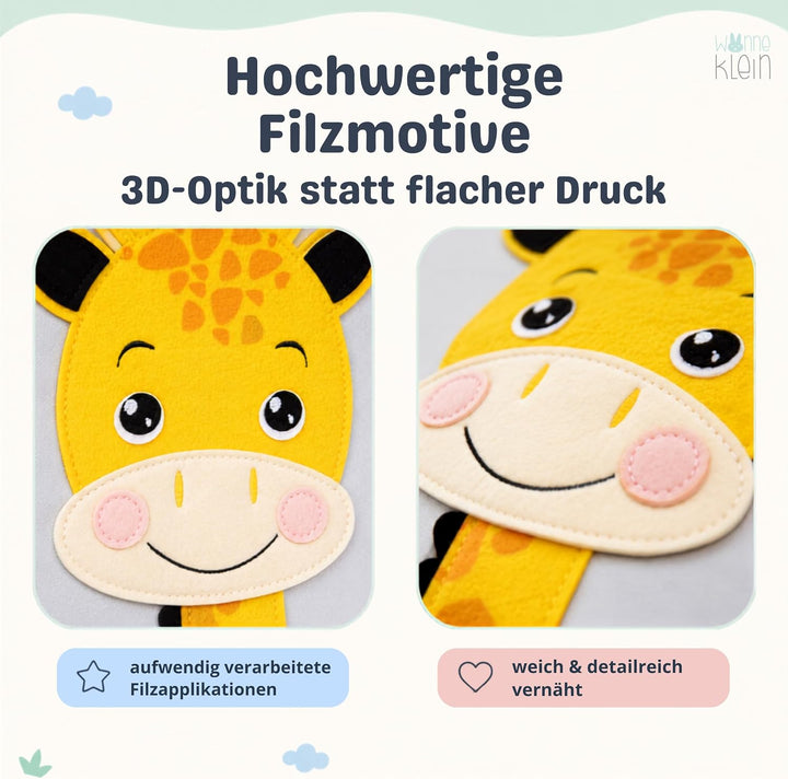 wonneklein Aufbewahrungsbox Kinder für Kallax Regal I Einsatz Kinderregal I Faltbox 33x33x33 Kinderz