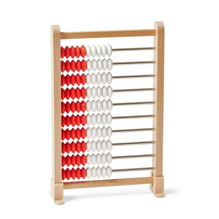 Learning Resources Mini-Rechenrahmen mit 100 Perlen, (Set mit 4 Stück), Mathematik-Abakus für Kinder