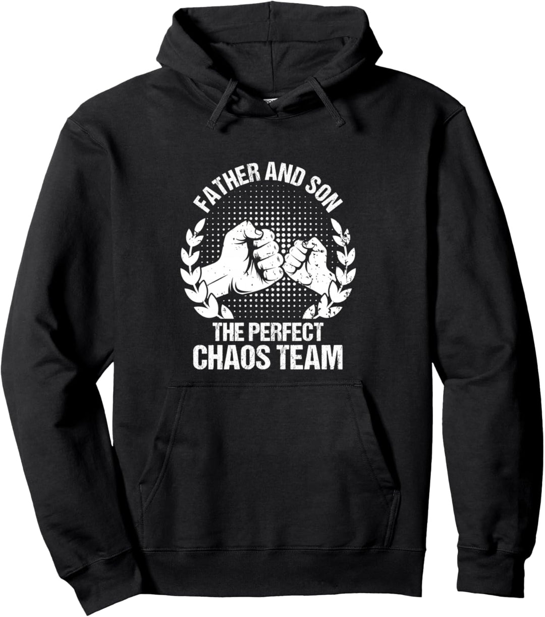 Father and Son The Perfect Chaos Team Papa Vatertag Pullover Hoodie