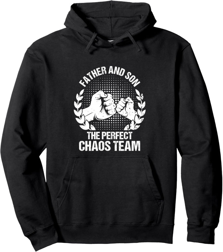 Father and Son The Perfect Chaos Team Papa Vatertag Pullover Hoodie