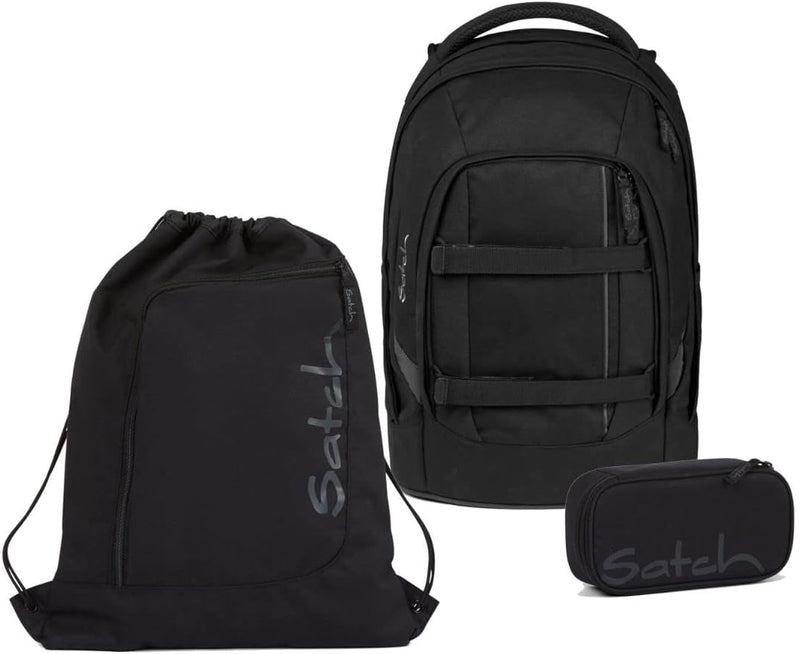 satch Pack Schulrucksack Set 3tlg. mit Schlamperbox und Sportbeutel