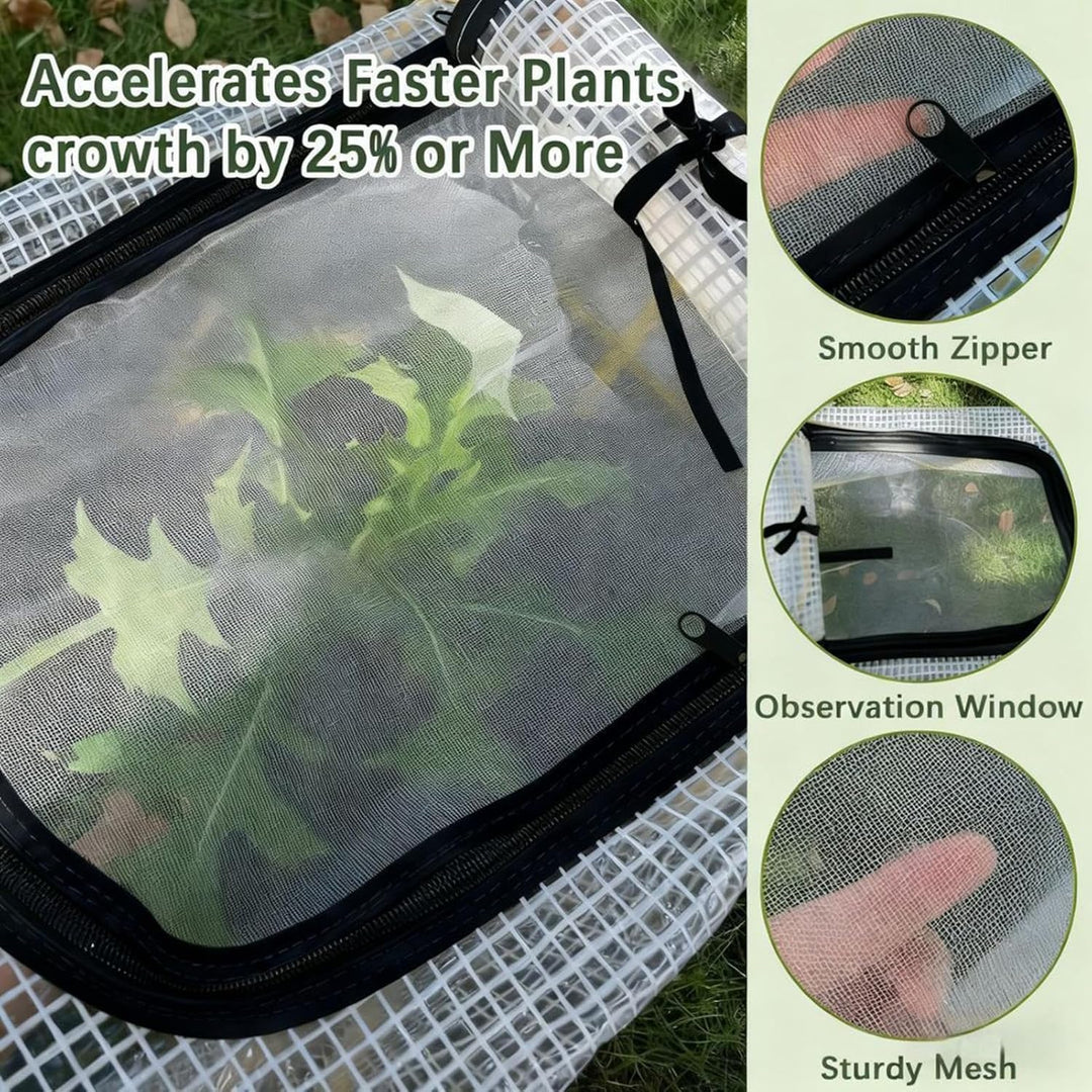Pflanzenschutz Für Gartenpflanzen - Faltbare Winterfrost Schutzkäfige,Gartenhauben Als Pflanzenschüt