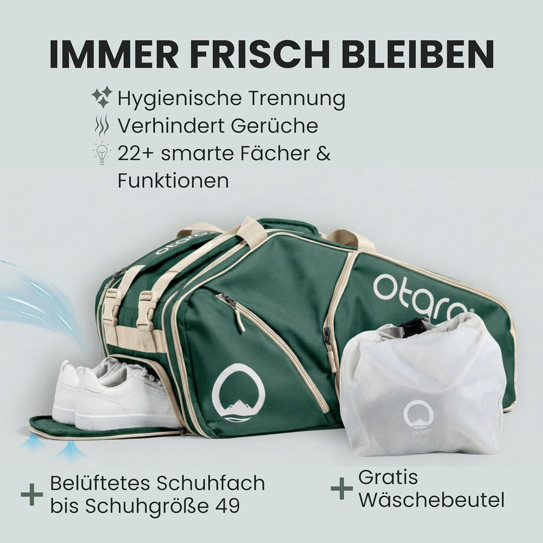 Otaro Tennistasche (82L) Premium Schlägertasche | Tennis, Badminton Schläger, Padel Schläger oder Sq