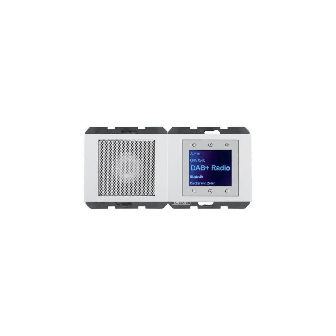 BERKER Radio Touch mit LS DAB+ BT K.x polarweis 30807009