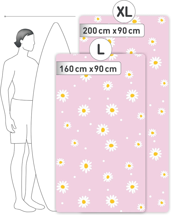 Fit-Flip Strandtuch XXL aus Mikrofaser - leicht und schnelltrocknend - 100% recyceltes Strandhandtuc