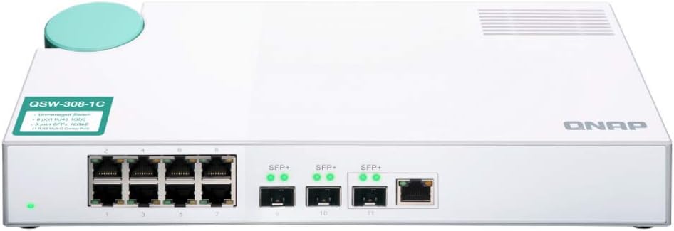 Qnap QSW-308-1C Switch 8PORT 1GBPS