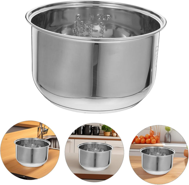 Innentopf Für Reiskocher Edelstahl-einsatz Ersatz-topf Für Kocher Für Dämpfen Und Kochen Robust Und
