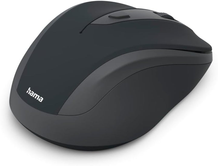 Hama Maus kabellos (optische Funkmaus ohne Klickgeräusch, ergonomisches Design, 6 Tasten, mit Browse