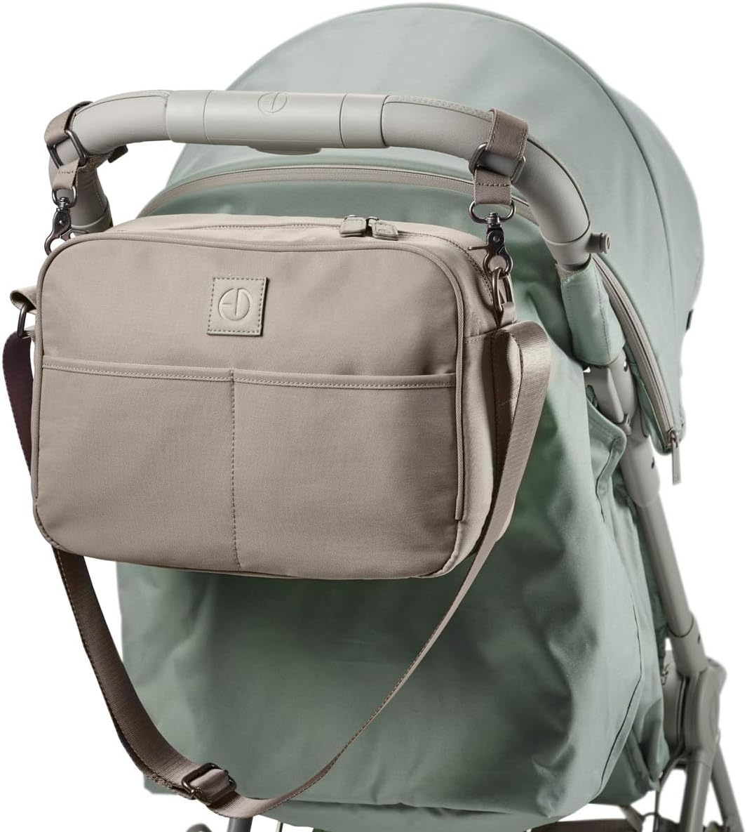 Elodie Details Baby Wickeltasche mit Wickelunterlage und Thermotasche Moonshell, Moonshell