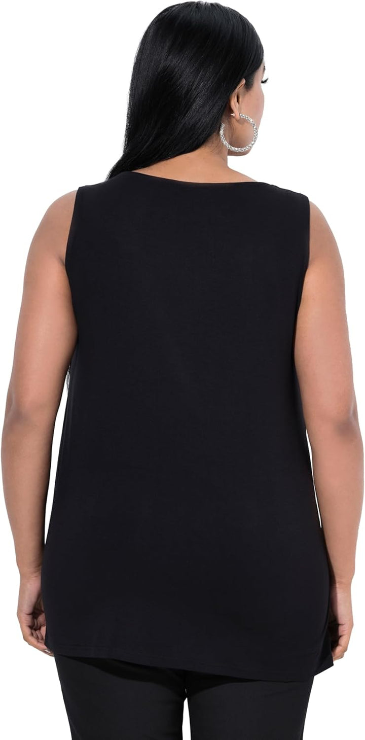 Ulla Popken Damen grosse Grössen Übergrössen Plus Size 7/8-Hose, schmales Bein, Elastikbund 816780 4