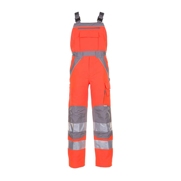 Planam Grösse 94 Unisex Plaline Warnschutz Latzhose orange zink Modell 5620 94 Orange/Zink, 94 Orang