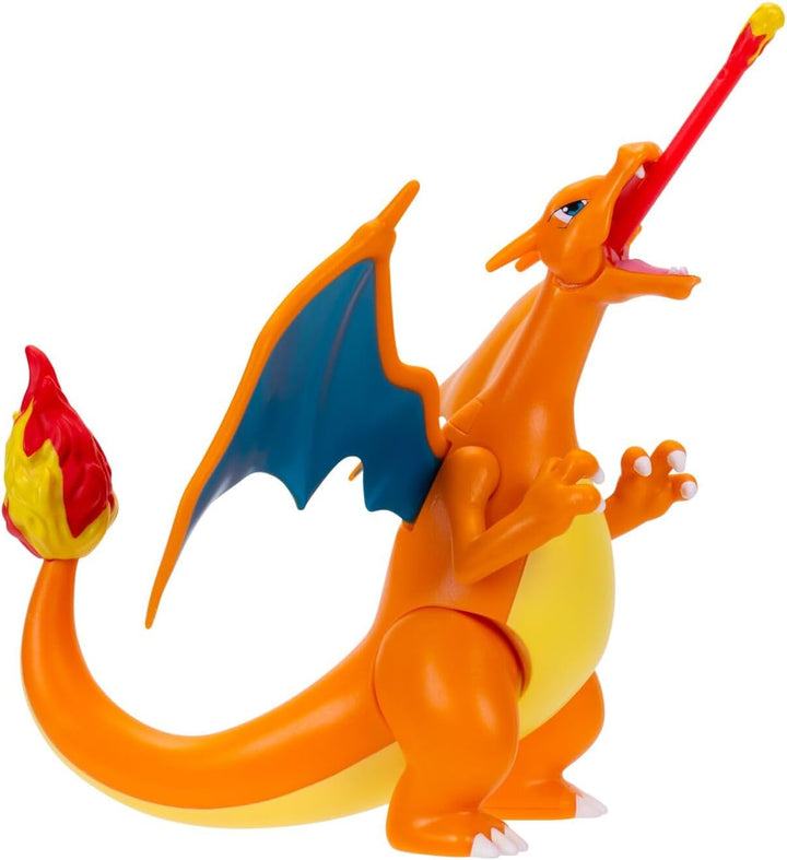 Pokémon PKW2283 - Battle Pack Flamme &amp; Wasser Glurak und Schiggy | 11,5 cm Glurak und 5 cm Schiggy B