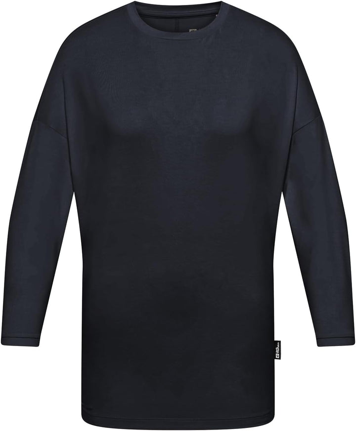 Jack Wolfskin Damen Travel 3 4 T W T-Shirt M Dark Navy Heather, M Dark Navy Heather