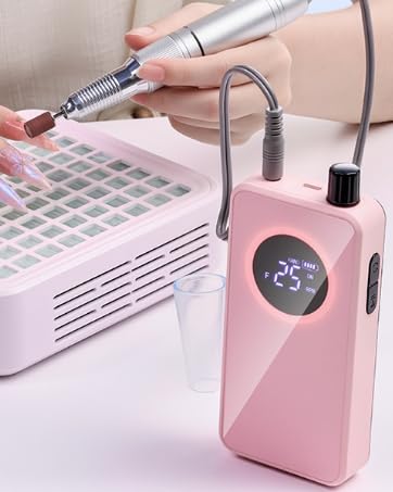 Makartt Nagelfräser – Wiederaufladbarer Professionell Fräser Nägel mit 35000 U/min, Elektrische Nage