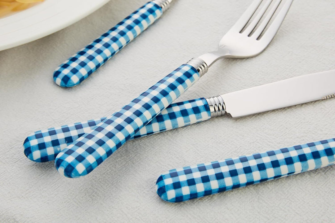 ANNOVA Besteckset, 20-teilig, Griff aus Edelstahl - 4 x Tafelmesser; 4 x Tafelgabeln; 4 x Salatgabel