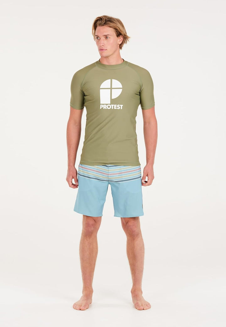 Protest Men Surf T-Shirt PRTCATER Artichoke Green XS, Artichoke Green XS