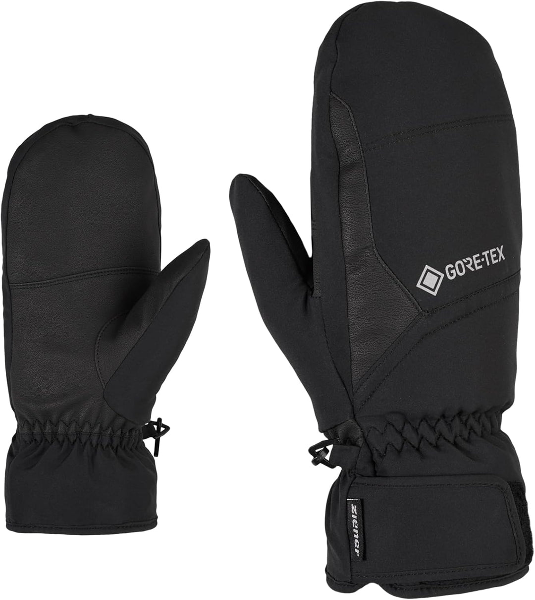 Ziener Garwel GTX Mitten Glove Alpine Ski-Handschuhe/Wintersport | Wasserdicht, Atmungsaktiv 9 Schwa