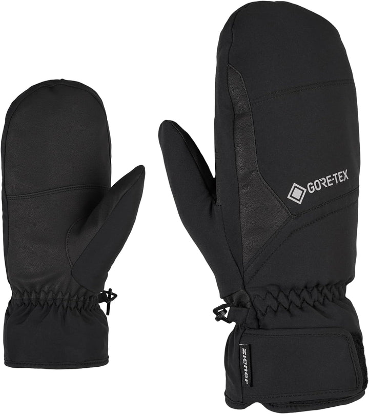 Ziener Garwel GTX Mitten Glove Alpine Ski-Handschuhe/Wintersport | Wasserdicht, Atmungsaktiv 7 Schwa