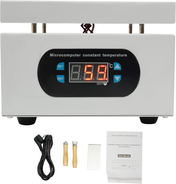 VonVVer Lötstation Heizplatte 150x150mm Mini Heizplatte Löten 500W Klein Heizplatten 400 ℃ Elektrisc