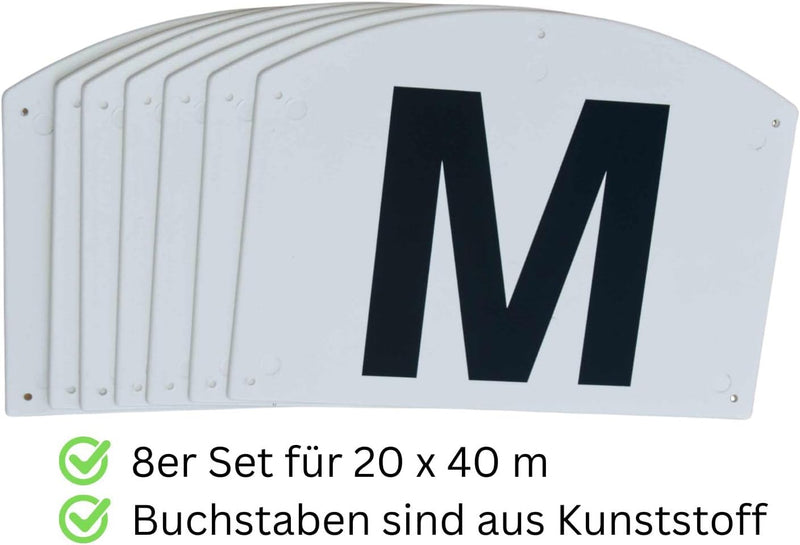 Reitsport Amesbichler AMKA Bahnpunkte 20 x 40 m Schilder für Dressurviereck Wandtafeln für Dressurvi