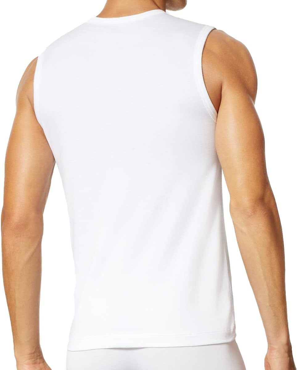 Uncover by Schiesser - Herren - Unterhemd/Tanktop - 2er Pack, 4 X Weiss