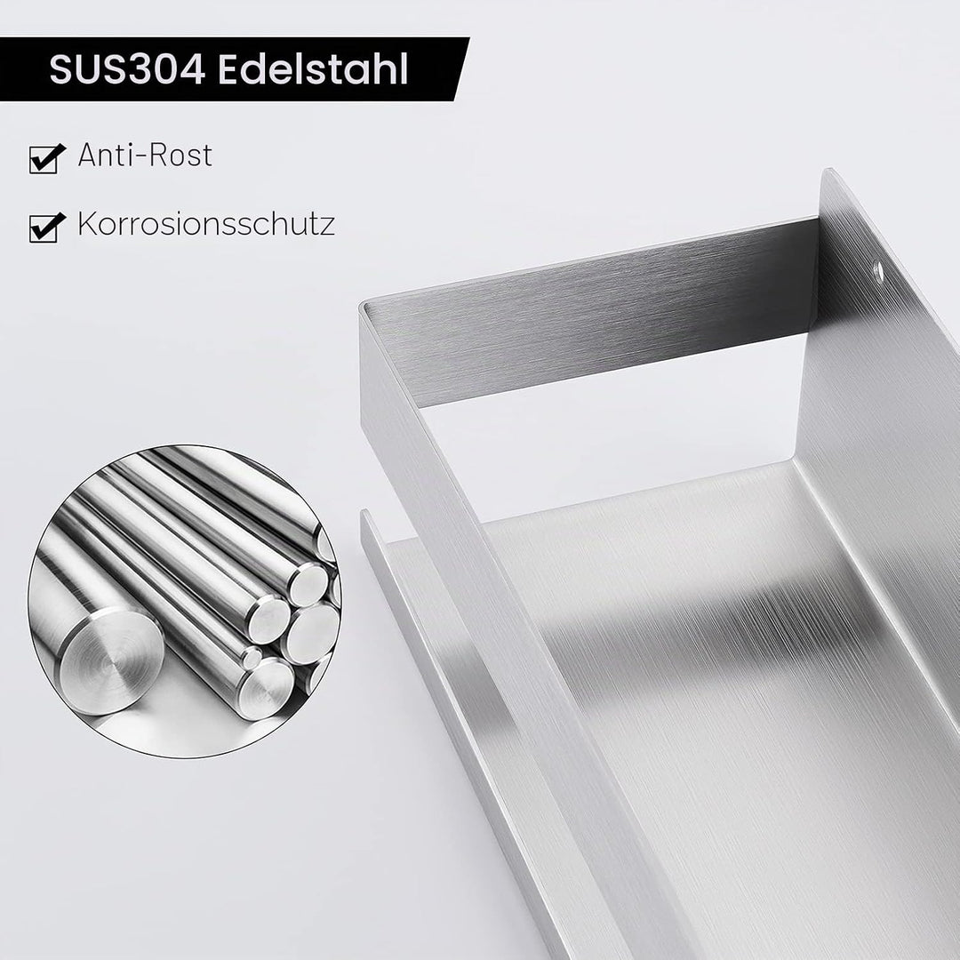 KES Duschablage Edelstahl SUS304 Duschregal Duschkorb Ablage Bad Dusche Aufbewahrung Wandregal Badez