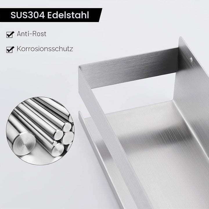 KES Duschablage Edelstahl SUS304 Duschregal Duschkorb Ablage Bad Dusche Aufbewahrung Wandregal Badez