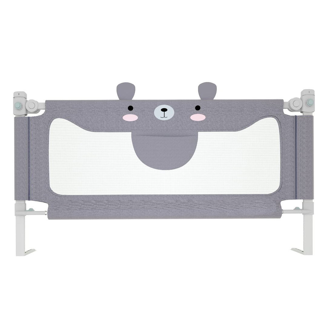 YRHome 180cm Rausfallschutz Bett Baby Bettgitter Schutzgeländer, Höhenverstellbar Babybettgitter Kin